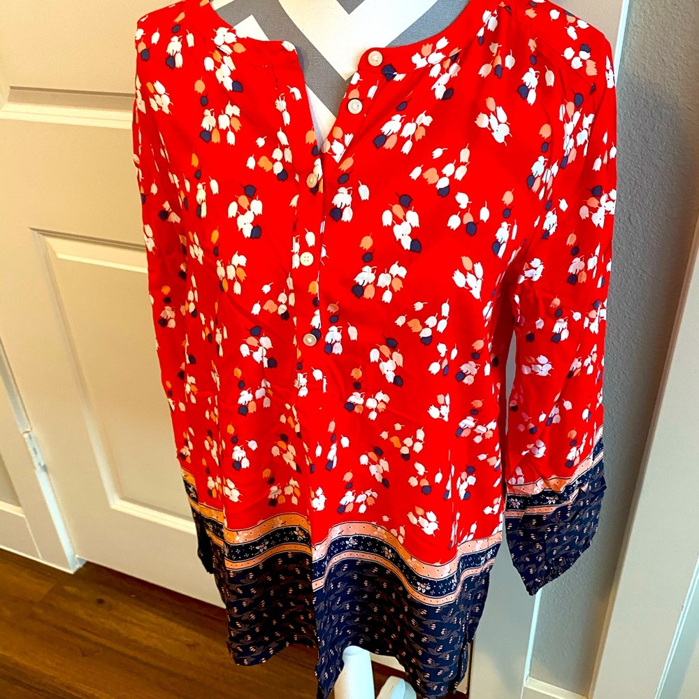 LOFT Tulip 🌷 Long Sleeve Top